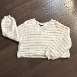 Red Dress Boutique Cream V-Neck Sweater